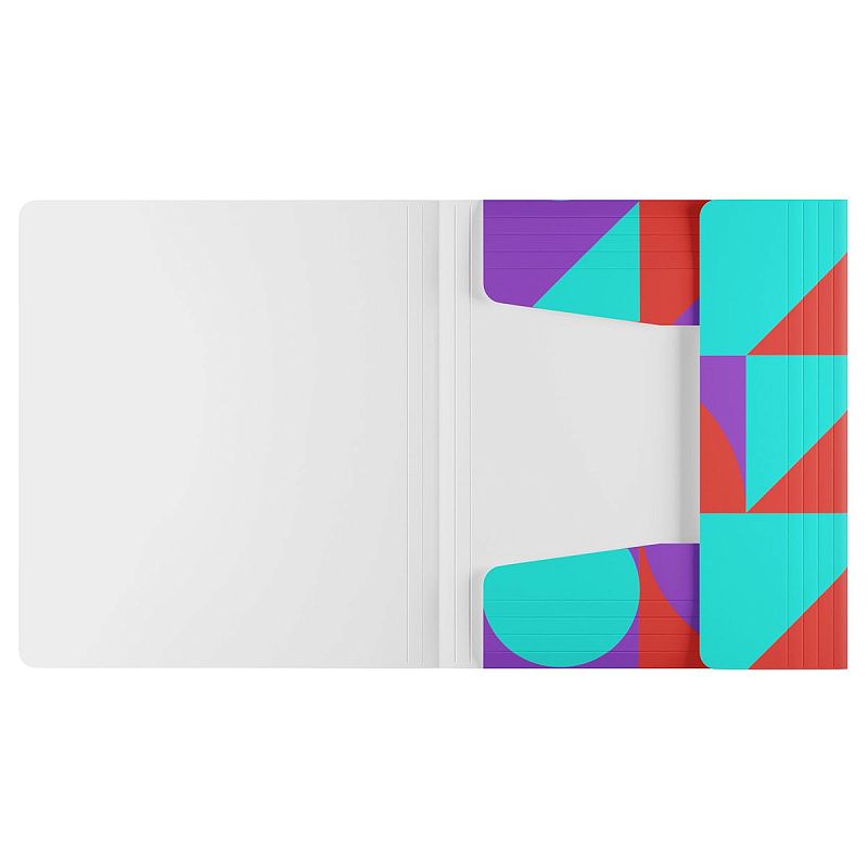 Папка для тетрадей на резинке Berlingo "Neonometry" А5+, 600мкм, с рисунком 
