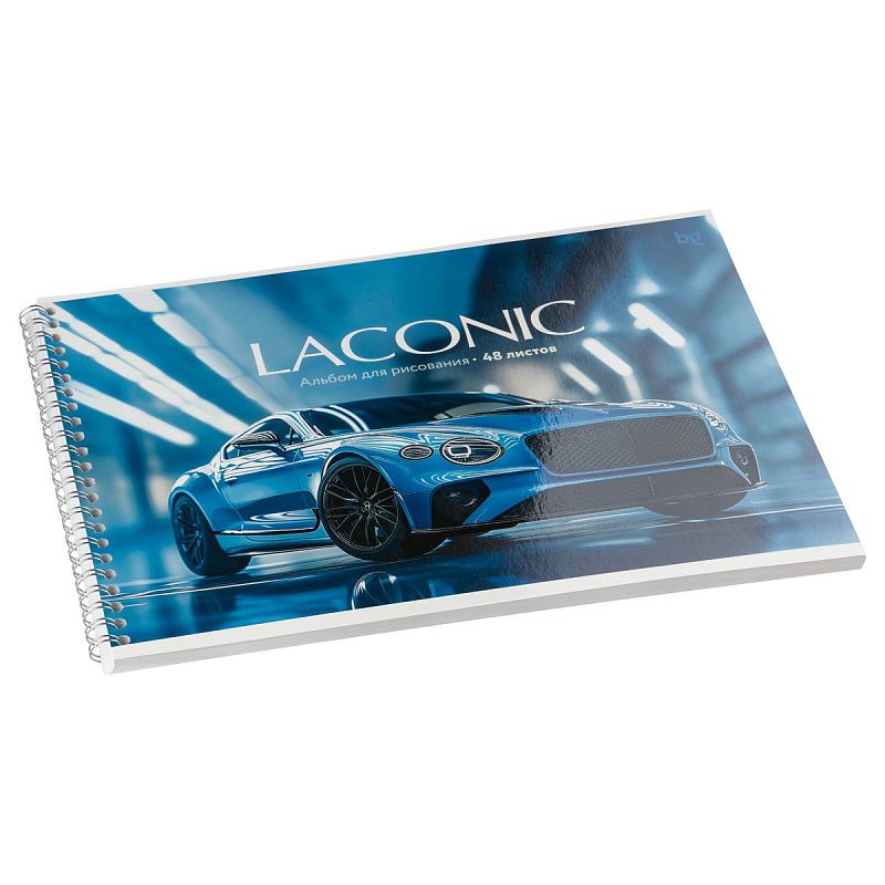 Альбом для рисования 48л., А4, на гребне BG "Laconic", выб. лак
