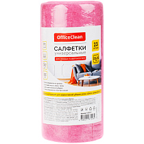 Салфетки универсальные OfficeClean, 20*25см, 23шт., в рулоне, 80г/м2