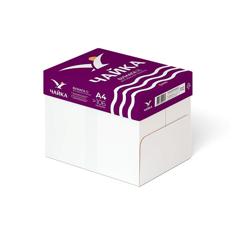 Бумага Чайка А4, Марка А, 500л.