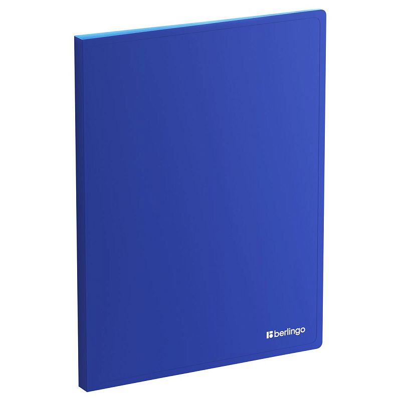 Папка с 20 вкладышами Berlingo "Soft Touch Pro", 17мм, 700мкм, с внутр. карманом, софт-тач, ассорти 