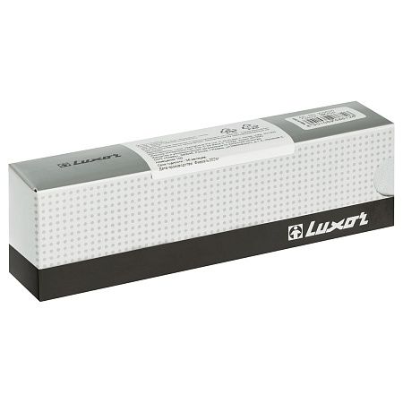Ручка шариковая Luxor "Executive" синяя, 1,0мм, корпус черный/хром/золото, футляр 