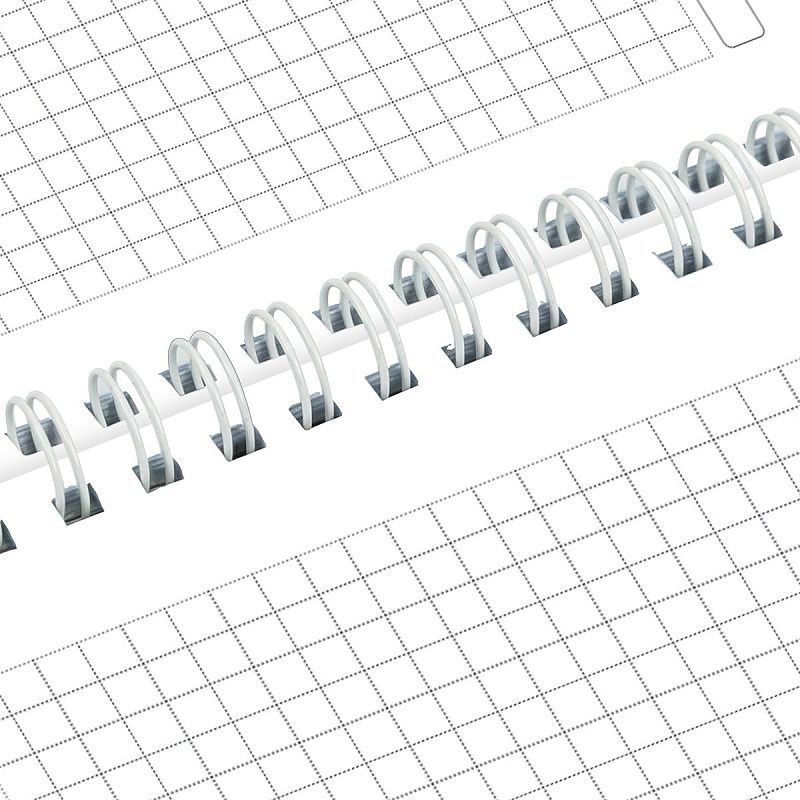 Тетрадь 120л., А5, клетка на гребне BG "Трудоголик", матовая ламинация, выб. лак, твердая обложка