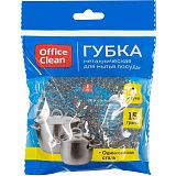 Губка для посуды OfficeClean, металлическая, 9*3см, 1шт.