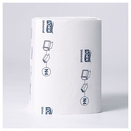 Салфетки бумажные для лица Tork "Xpressnap"(N4), 2-слойные, 16*23см, белые, 200шт. 