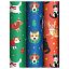 Упаковочная бумага глянц. 70*100см, MESHU "Christmas mood", 80 г/м2, ассорти, 3 дизайна