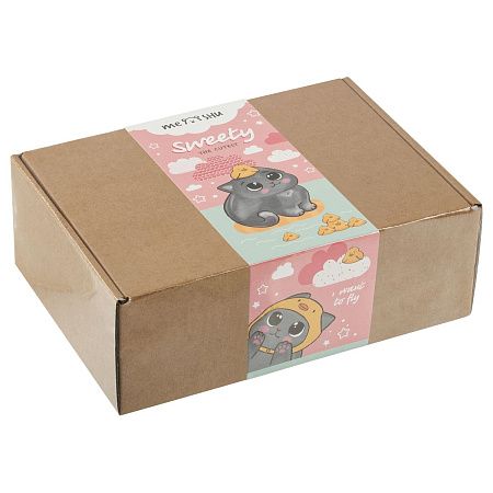 Набор канцелярских принадлежностей подарочный MESHU "Sweety", 20 предметов