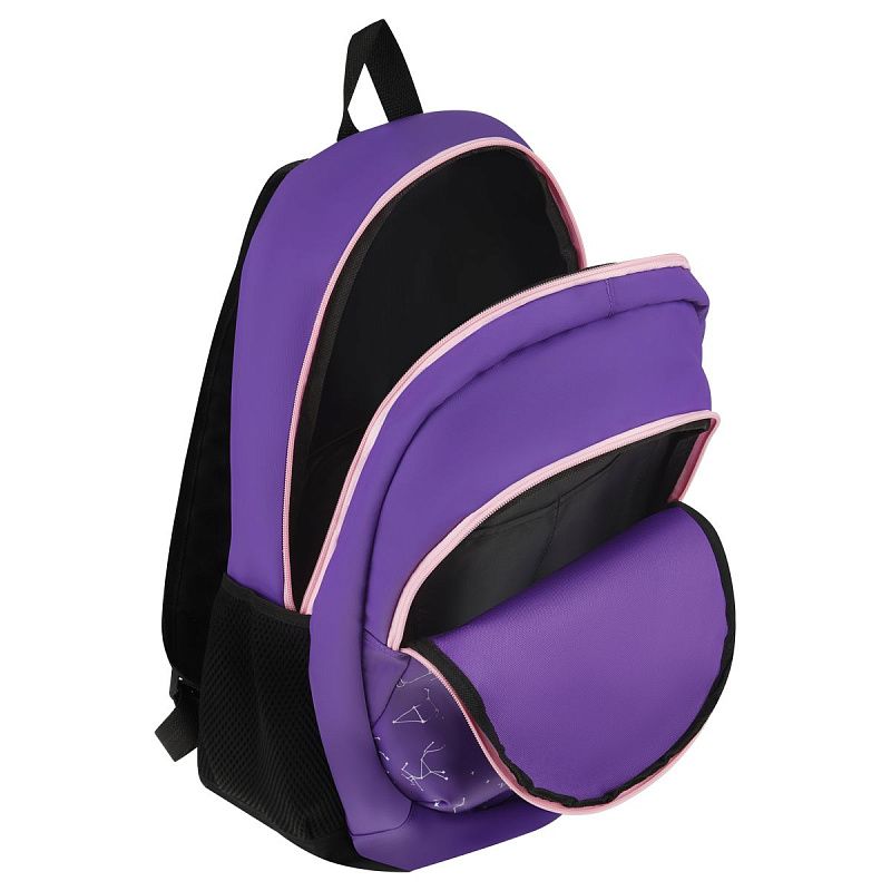 Рюкзак ArtSpace Classic "Get the Moon", 45*30*16 см, 2 отделения, 2 кармана, PU покрытие, уплотн. спинка 