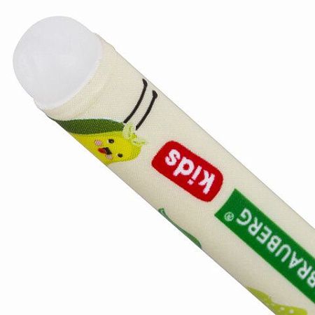 Ручка стираемая гелевая BRAUBERG KIDS "MIX", СИНЯЯ, корпус ассорти, игольчатый наконечник 0,5 мм, линия 0,35 мм, 144101 
