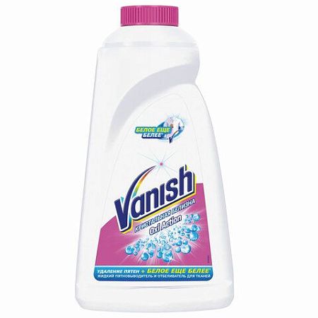 Средство для удаления пятен 1 л, VANISH (Ваниш) "Oxi Action", для белой ткани 