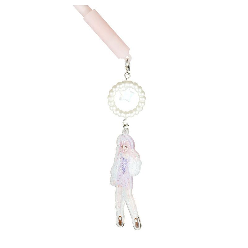 Ручка шариковая MESHU "Girls" синяя, 0,5мм, корпус ассорти 