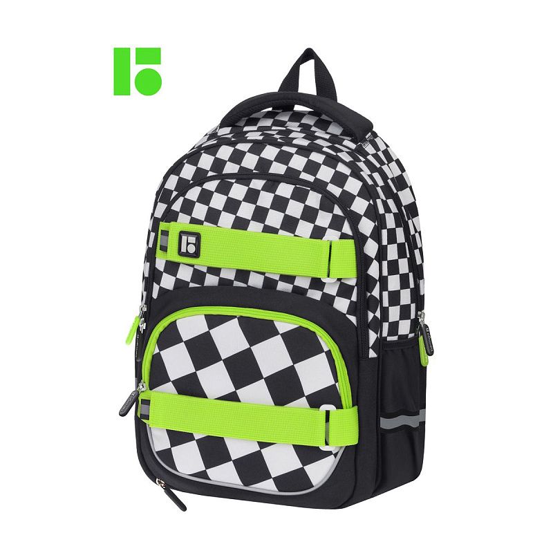 Рюкзак Berlingo Free Spirit "Street", 41*28*17см, 2 отделения, 3 кармана, уплотненная спинка 