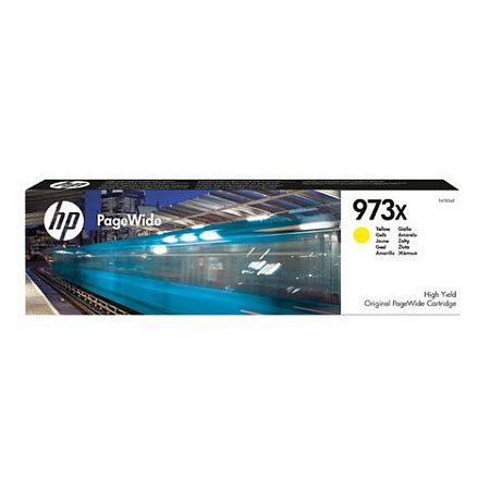 Картридж струйный HP (F6T83AE) PW Pro 477dw/452dw, №973X, желтый, увеличенный ресурс 7000 страниц, оригинальный 