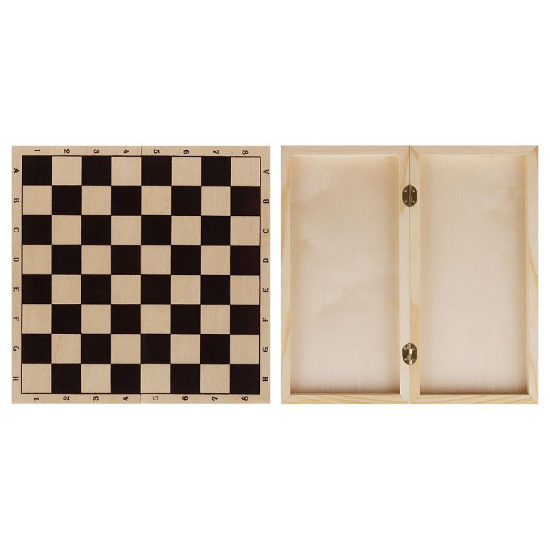 Шашки ТРИ СОВЫ деревянные с деревянной доской 29*29см