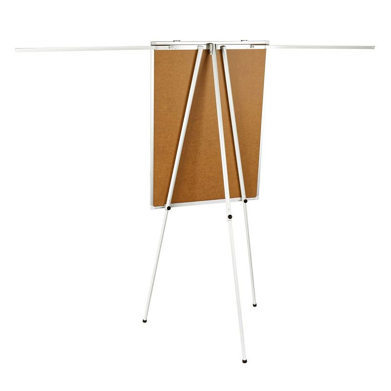 Флипчарт OfficeSpace, 70*100см, на треноге, регулир. по высоте, выдвиж. штанги, полочка