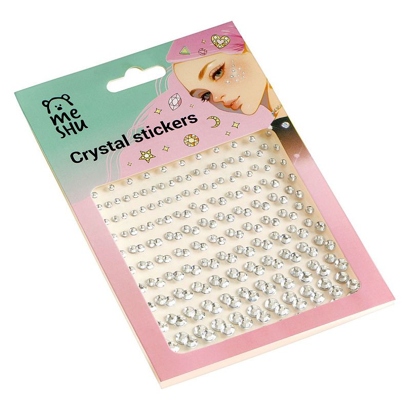 Наклейки акриловые MESHU,"The silver line", 220 наклеек, инд. уп., европодвес