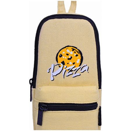 Пенал мягкий 1 отделение, 1 карман, 210*90*40 Berlingo "Pizza", текстиль 