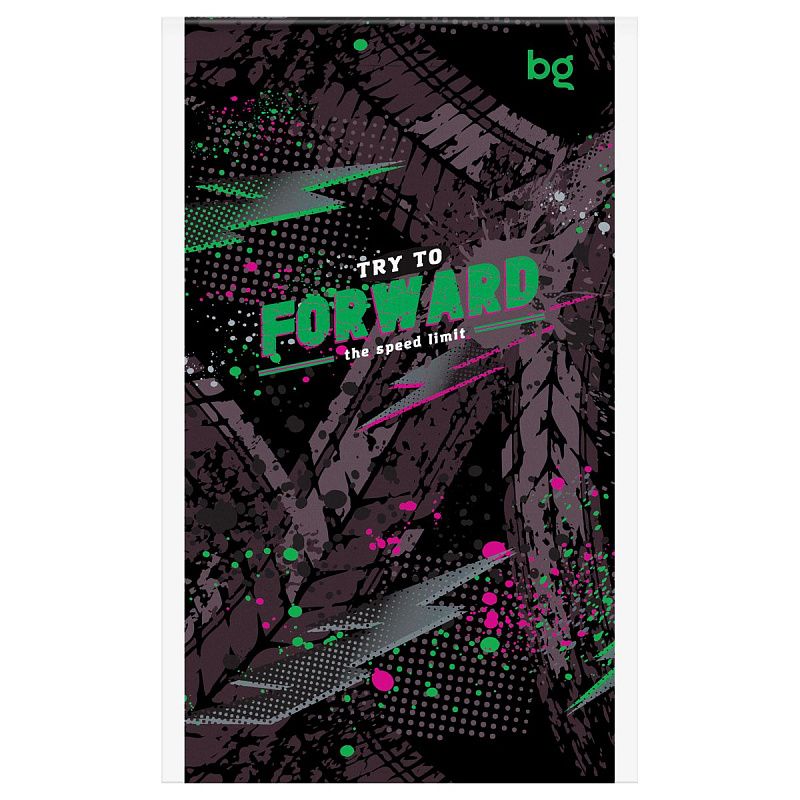 Блокнот А6 32л., на скрепке BG "Гонки. Скорость"