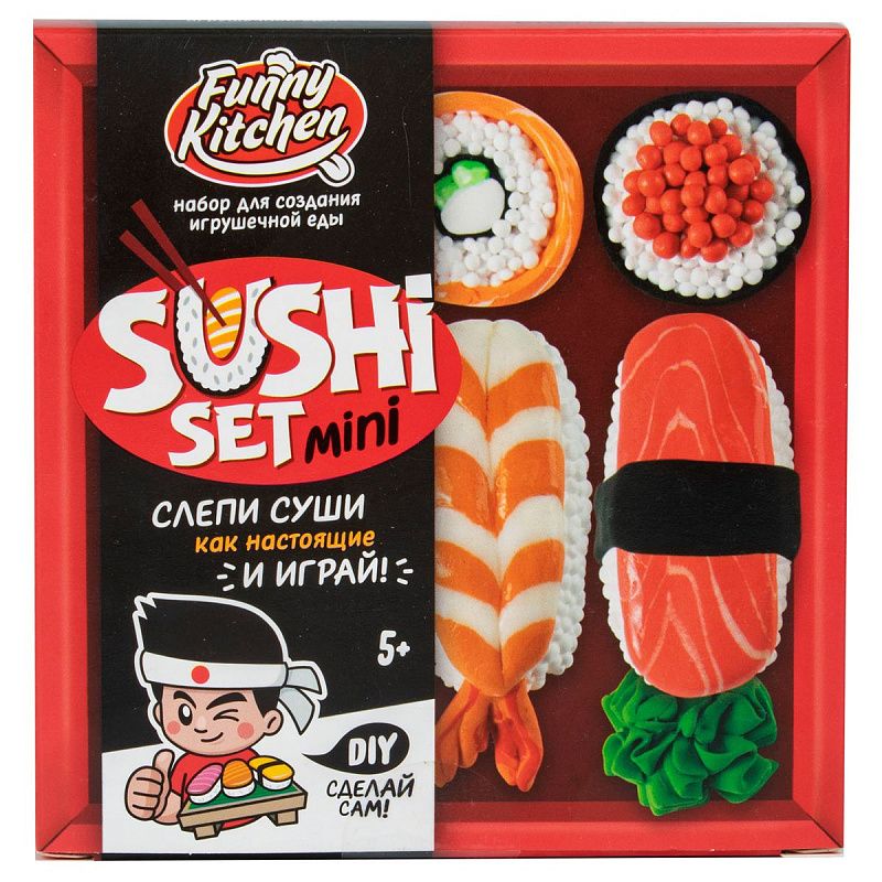 Набор для создания игрушечной еды Funny Kitchen "Sushi set mini"