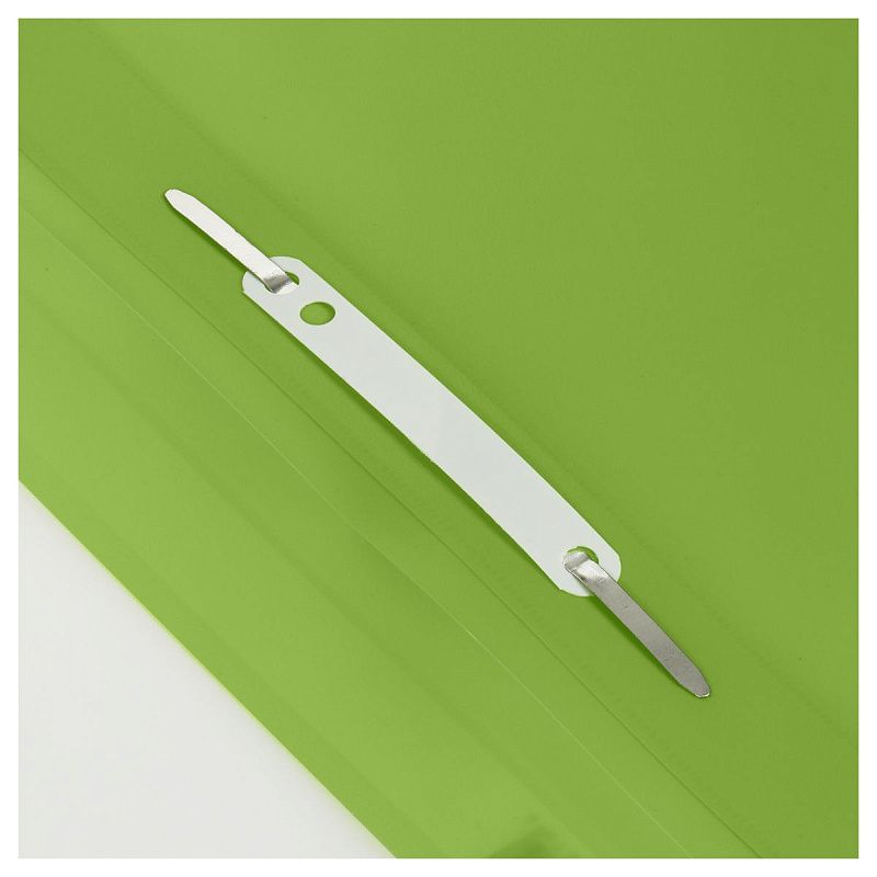 Папка-скоросшиватель пластик. СТАММ А4, 180мкм, салатовая с прозр. верхом 