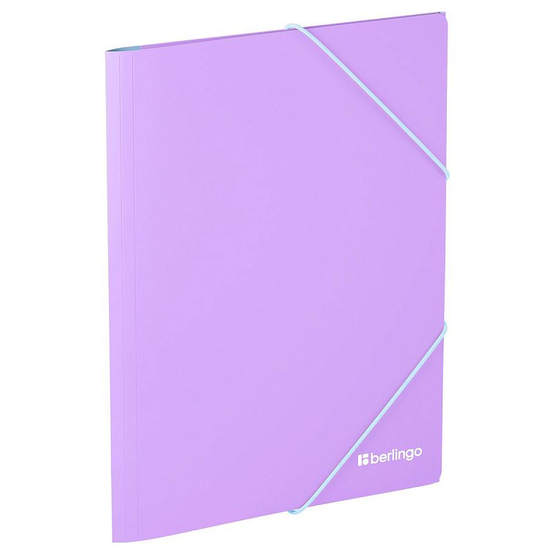 Папка на резинке Berlingo "Haze" А4, пластик, 600мкм, софт-тач, ассорти 