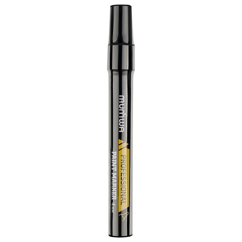 Маркер-краска MunHwa "Professional Paint Marker" черная, 4мм, нитро-основа 