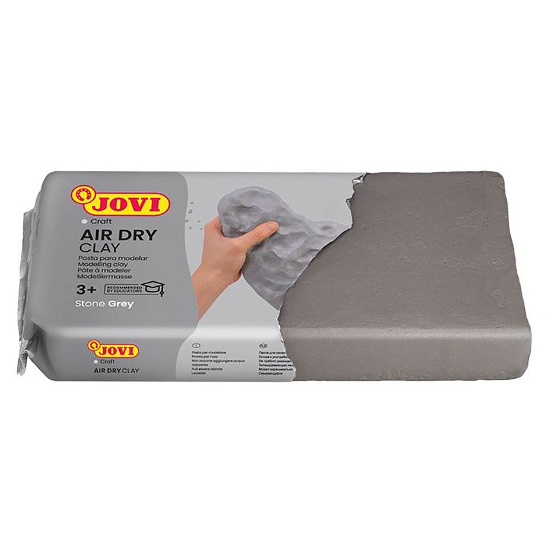 Паста для моделирования JOVI, отвердевающая, серый, 1кг, вакуумный пакет