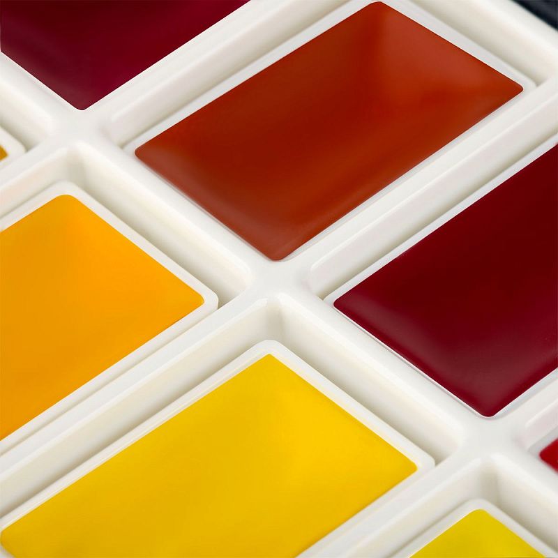 Акварель художественная Гамма "Студия", 24цв., кюветы, картон. упаковка