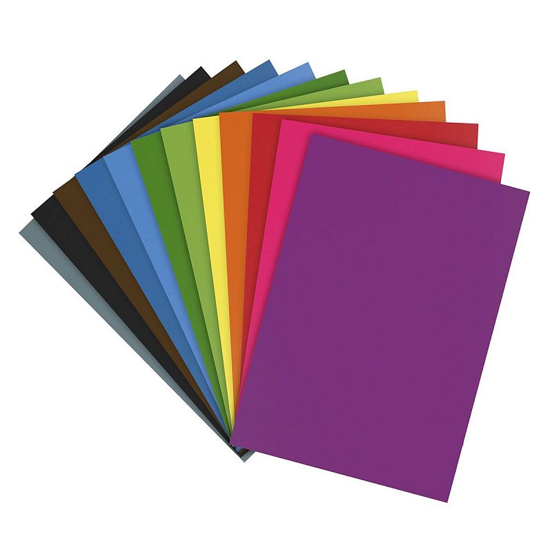 Картон цветной, А4, Мульти-Пульти, 12л. 12 цв., мелованный, в папке