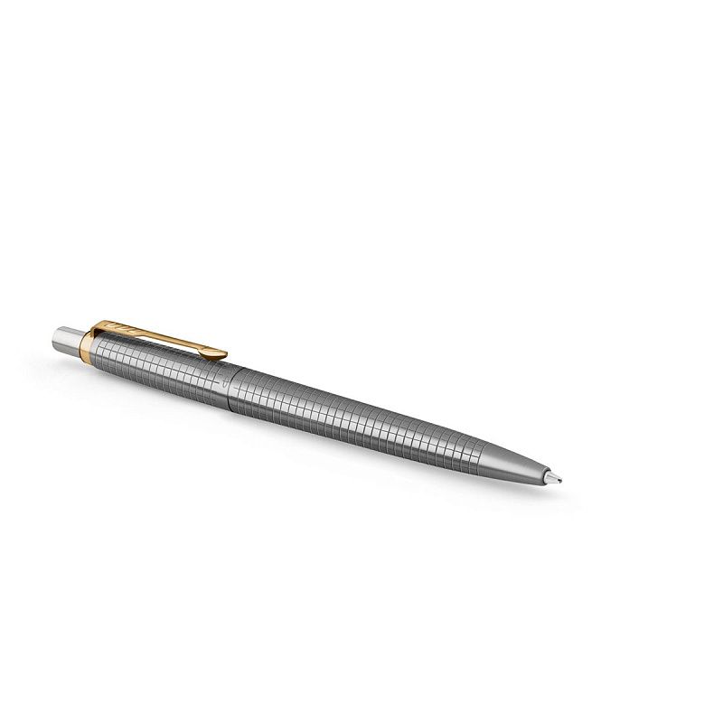 Ручка шариковая Parker "Jotter 70th Stainless Steel GT" синяя, 1,0мм, кнопочн., подарочная упаковка 