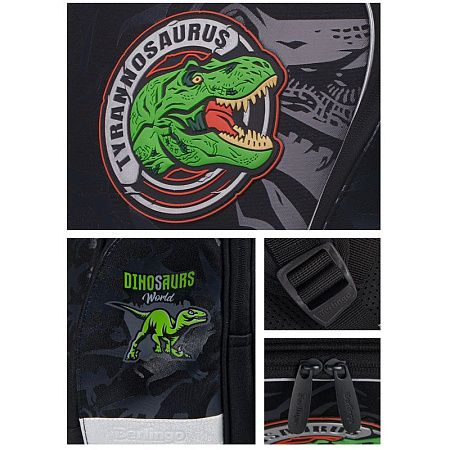 Ранец Berlingo Nova "Dino world" 37*28*18см, 2 отделения, 2 кармана, анатомическая спинка 