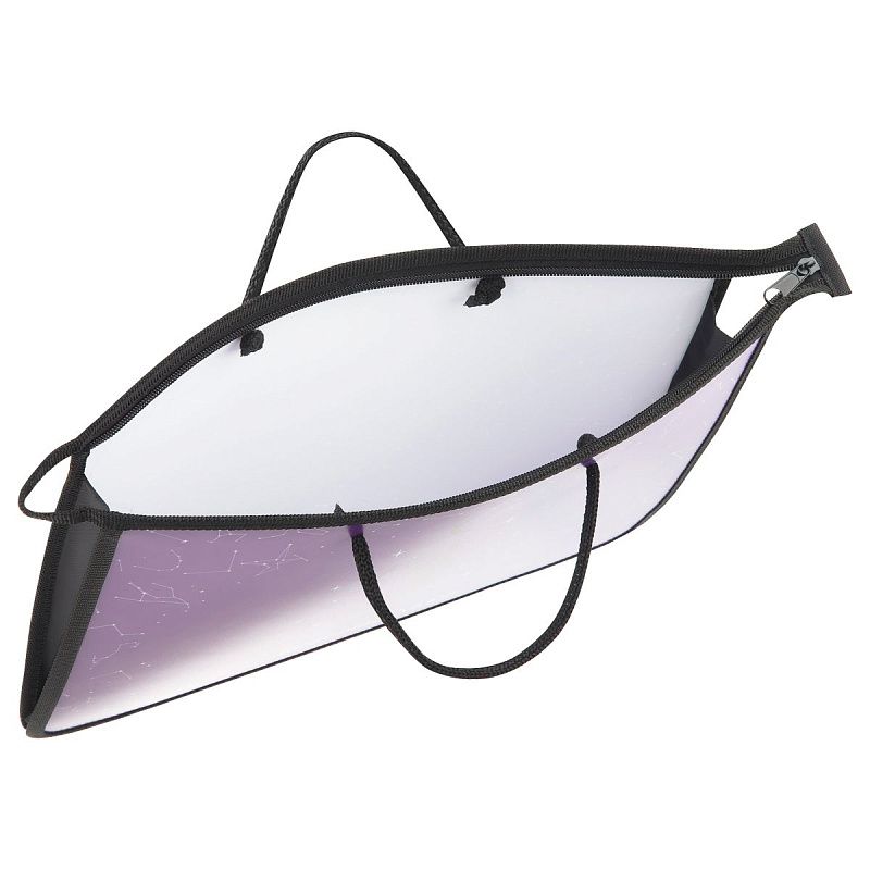 Папка с ручками А4 ArtSpace "Get the Moon", пластик, на молнии, 45мм 