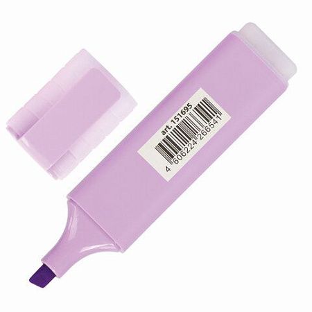 Текстовыделитель BRAUBERG "ORIGINAL PASTEL", ЛАВАНДОВЫЙ, линия 1-5 мм, 151695 