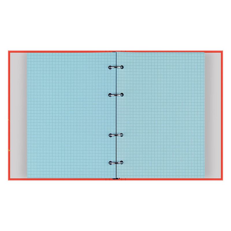 Тетрадь на кольцах А5, 200л., BG "Crazy neon", 4 цвет. блок, глянцевая ламинация