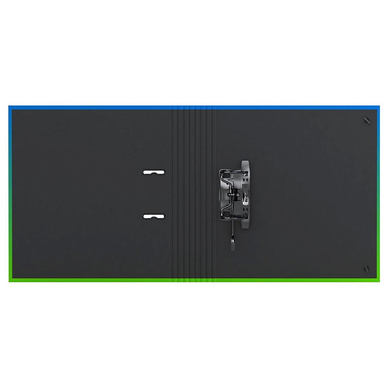 Папка-регистратор Berlingo "Radiance", 50мм, ламинированная, голубой/зеленый градиент 