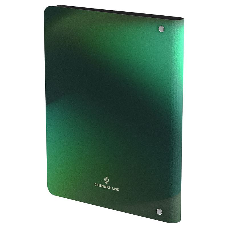 Тетрадь на кольцах А5, 80л. ЛАЙТ, кожзам, Greenwich Line "Background", тон. блок