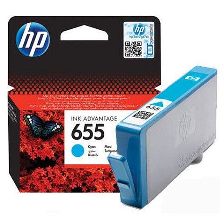 Картридж струйный HP (CZ110AE) Deskjet Ink Advantage 3525/5525/4515/4525 №655, голубой, оригинальный 