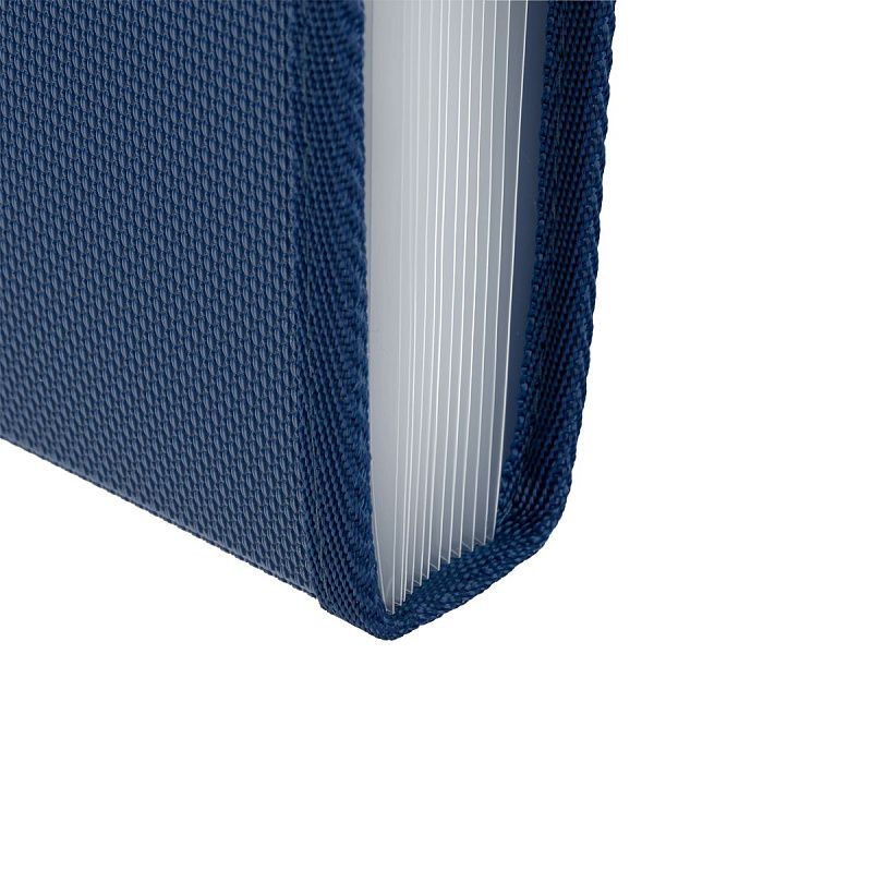 Папка-портфель 13 отделений СТАММ А4, 330*240*40мм, 1000мкм, синяя 