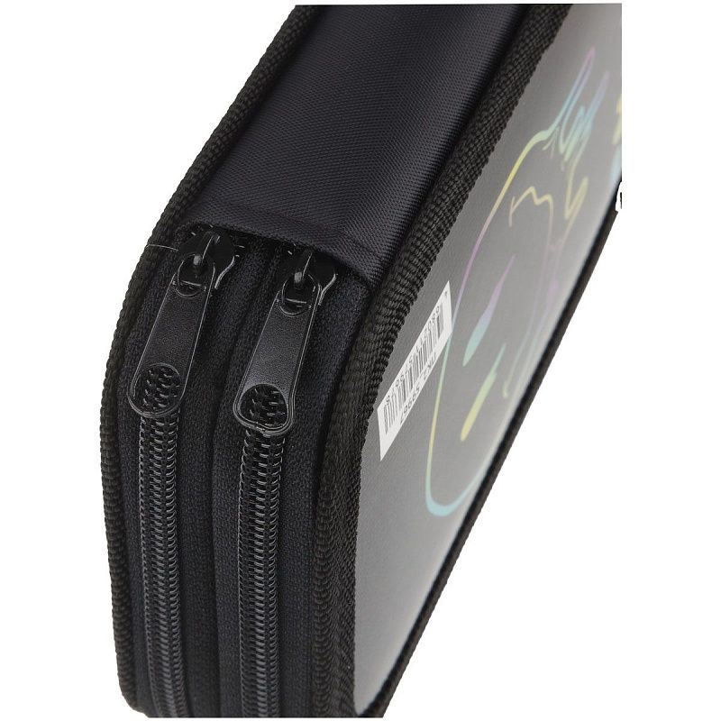 Пенал 2 отделения, 190*105 ArtSpace "Dark smile", ламинированный картон 