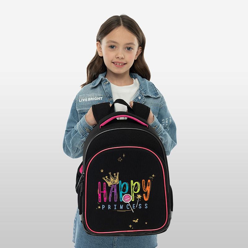 Ранец Berlingo Expert Plus "Candy Princess" 38*29*15см, 2 отделения, 2 кармана, анатомическая спинка 