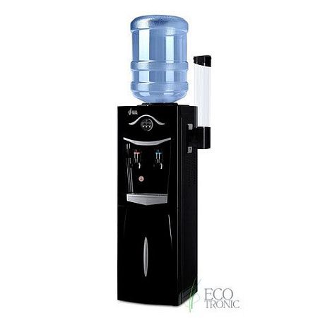 Кулер для воды ECOTRONIC K21-LF, напольный, НАГРЕВ/ОХЛАЖДЕНИЕ КОМПРЕССОРНОЕ, холодильник, 2 крана, черный, 11557