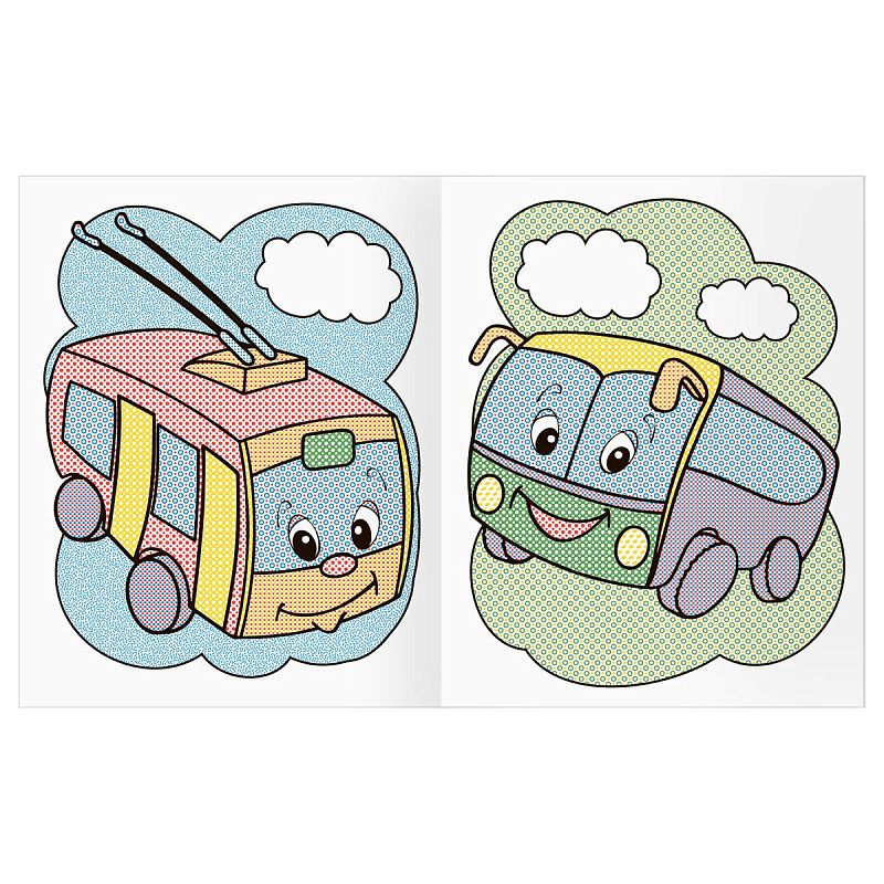 Раскраска водная 200*250 ТРИ СОВЫ "Раскрась водой. Транспорт", 8стр.