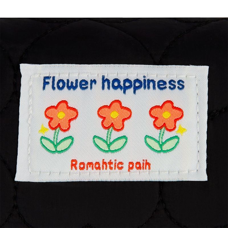 Пенал, 220*70*60 ArtSpace "Flowers on black", 50% полиэстер, 50% полиуретан, подкладка 