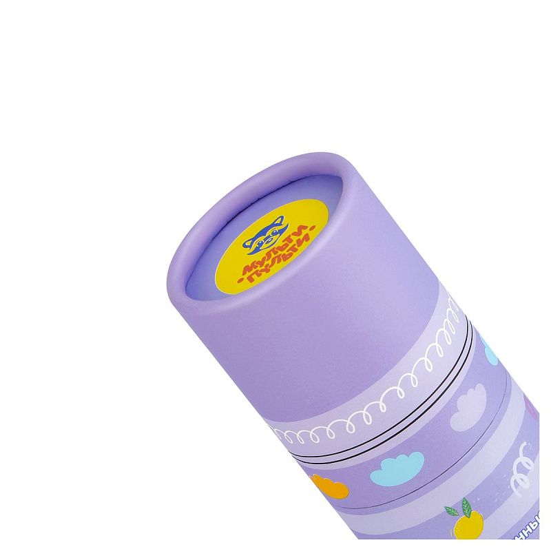 Карандаши цветные Мульти-Пульти "Друзья енота", 24цв., трехгранные, заточен., тубус