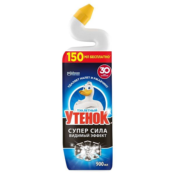 Средство для туалета Туалетный утенок "Видимый эффект", 900мл 