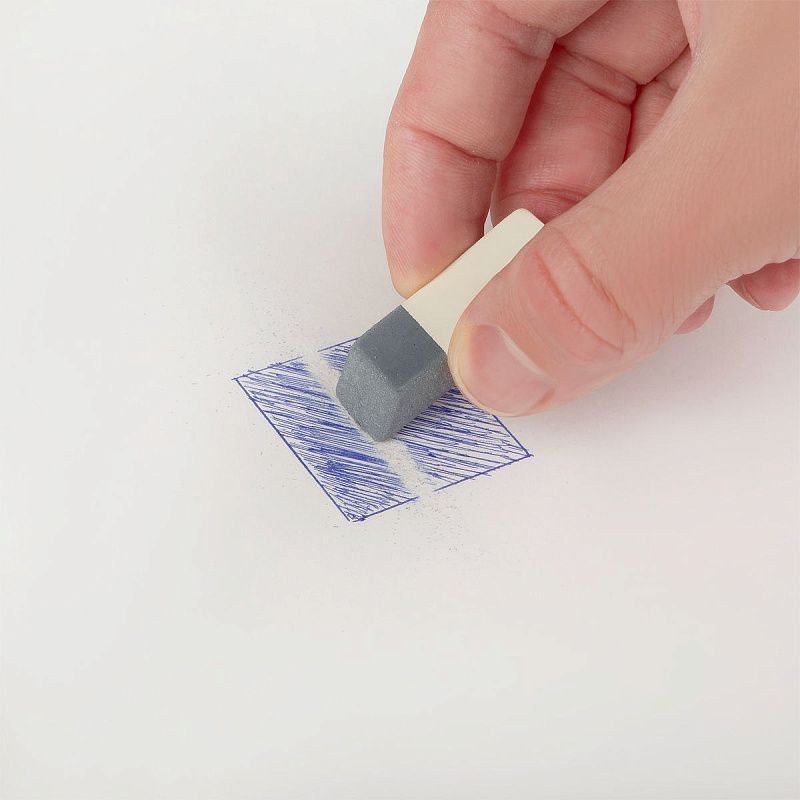 Ластик Koh-I-Noor "Sanpearl" 80, скошенный, комбинированный, натуральный каучук, 41*14*8мм 