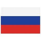 Флаг РФ 90*135см, пакет с европодвесом