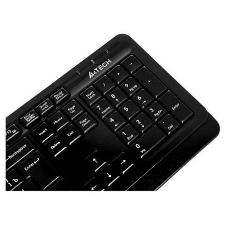 Набор беспроводной A4TECH Fstyler FG1010, USB, 104 кл., мышь 4 кн.+1 кн.-колесо, черная, 1147570