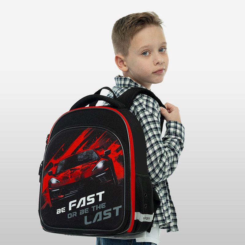 Ранец Berlingo Expert Plus "Fast Track" 38*29*15см, 2 отделения, 2 кармана, анатомическая спинка 