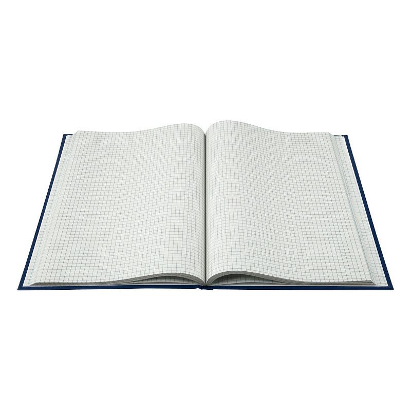 Книга учета OfficeSpace, А4, 96л., клетка, 200*290мм, бумвинил., блок газетный
